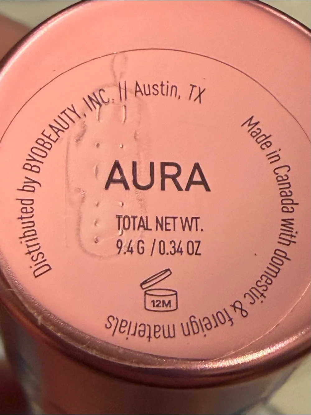 DIBS Glowtour Duo Shimmering Blush/Contour Duo AURA pH Blush‎ NEW .34 oz